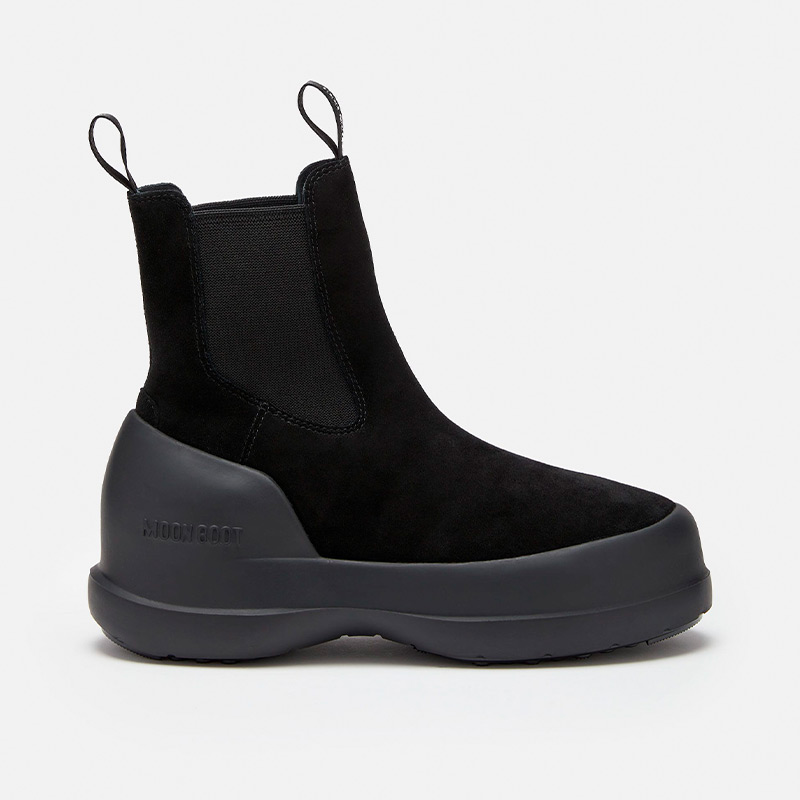 Челси женские MOON BOOT LUNA SUEDE BLACK