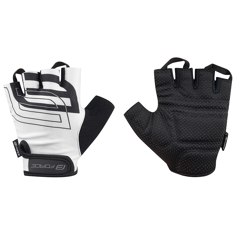 Перчатки велосипедные gloves FORCE SPORT white