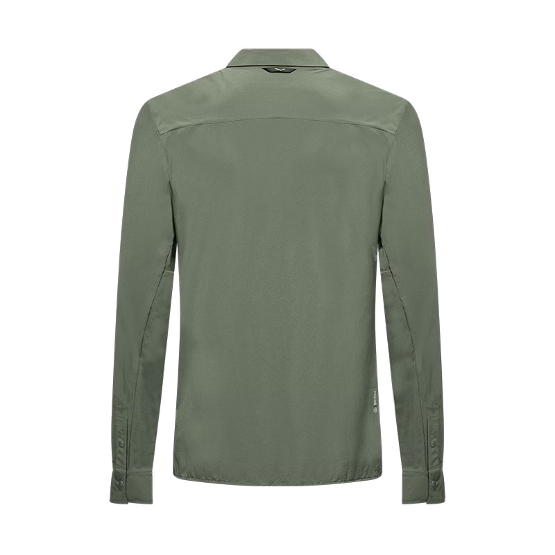 Рубашка мужская Salewa PUEZ L/S M SHIRT Faded Green