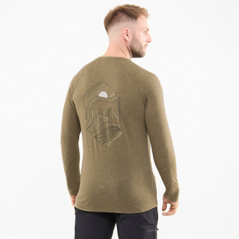 Футболка мужская с длинным рукавом VIKING MLS ANDALI Olive