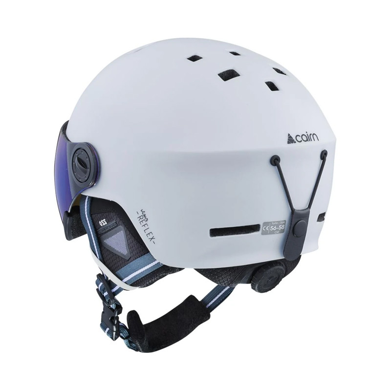 Горнолыжный шлем Cairn REFLEX VISOR Matt White
