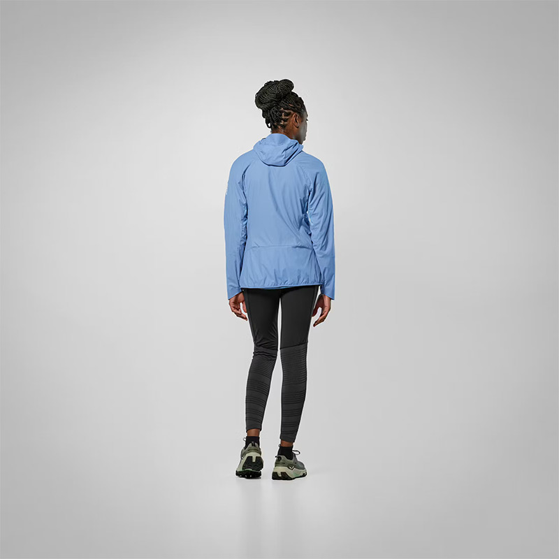 Куртка женская Salewa PEDROC WIND HOODY W JKT Morning Blue