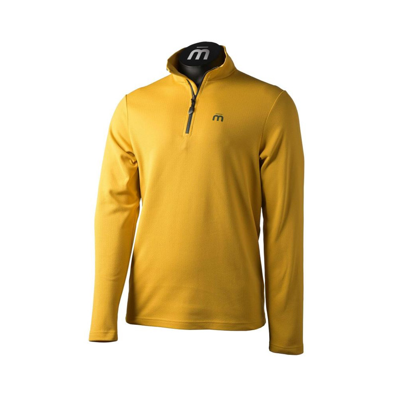 Кофта мужская Mico M Half Neck Zip Shirt Warm Control Nero