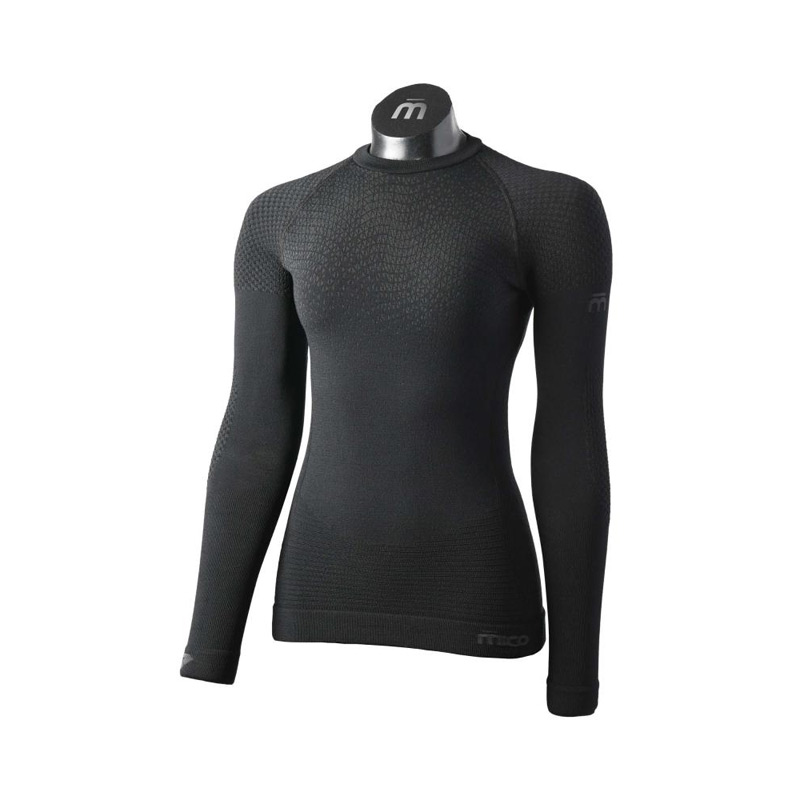Термобелье женское верх   Mico WLS Round Neck Shirt Primaloft Nero