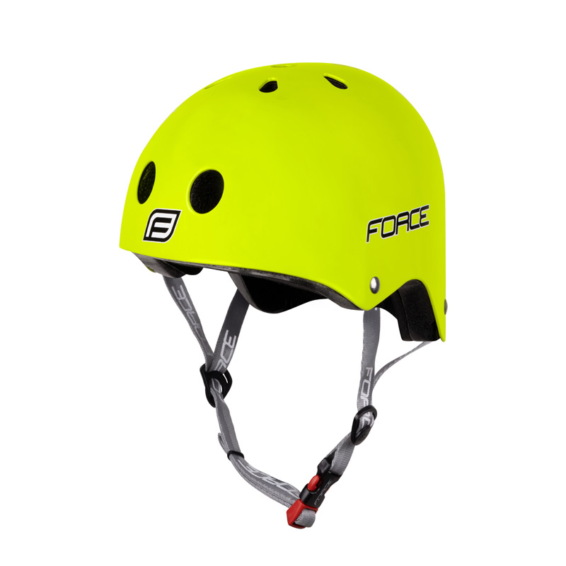 Шлем велосипедный FORCE BMX fluo-glossy