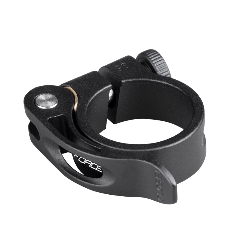 Подседельный зажим seat clamp FORCE C4.4 with QR 31,8mm Al,Matt Black