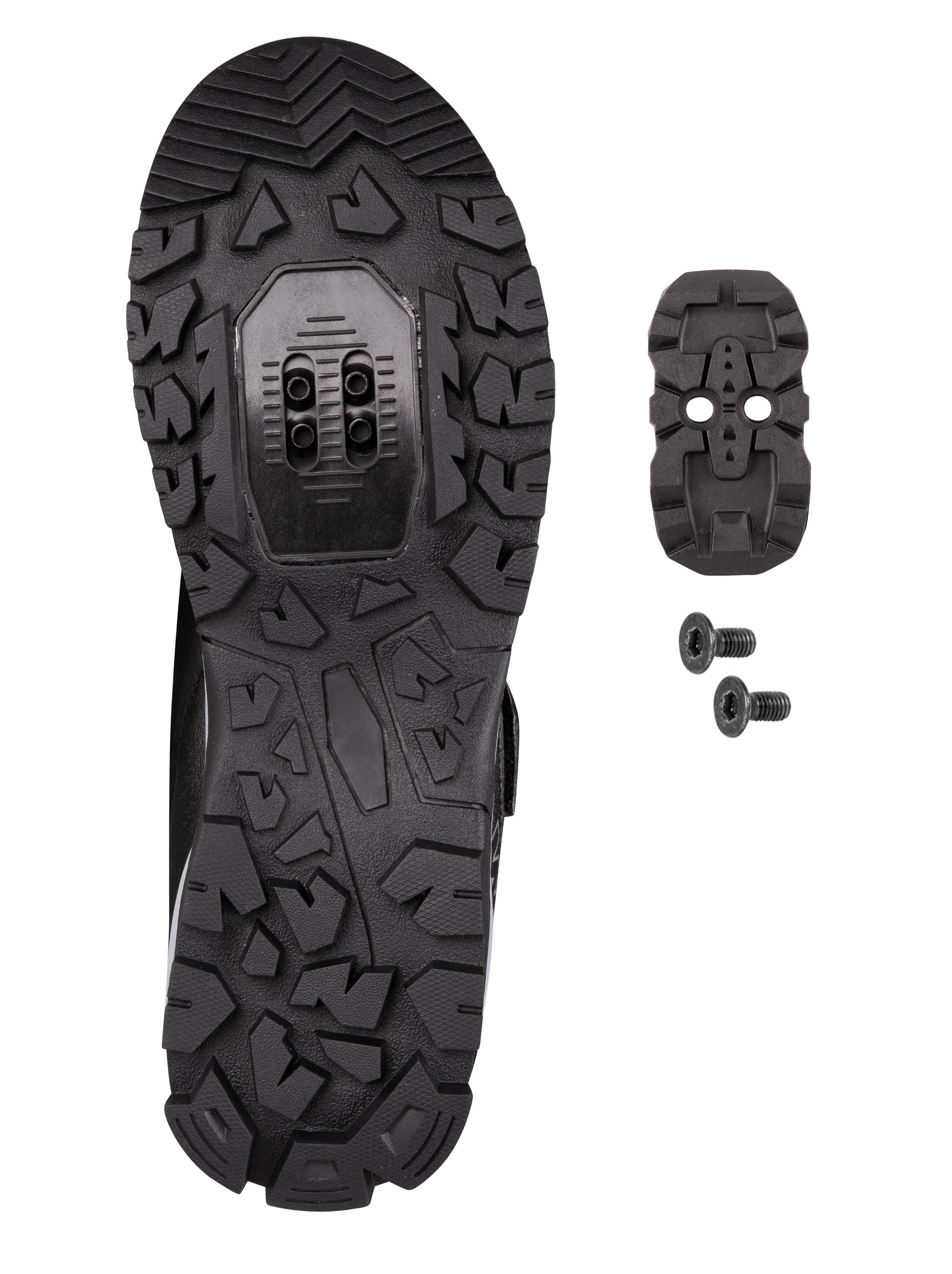 Туфли велосипедные shoes FORCE WALK black/grey/fluo