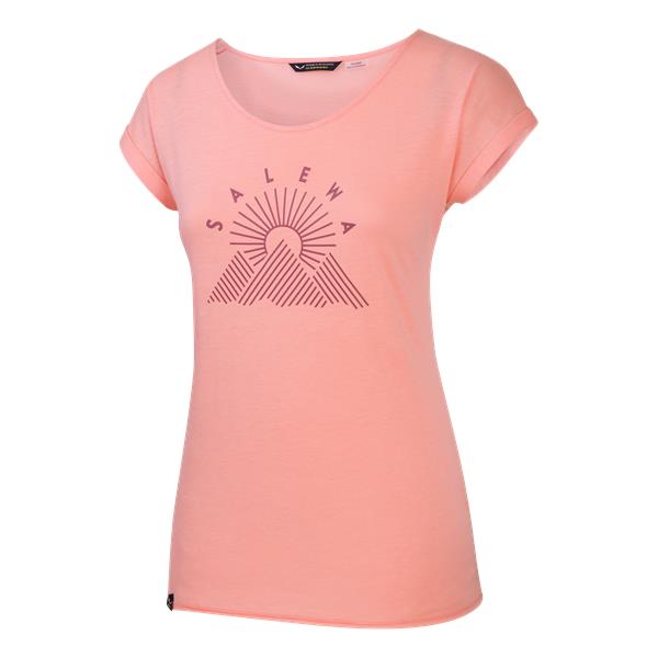 Футболка женская FANES SUN HEMP W S/S TEE Peach Coral