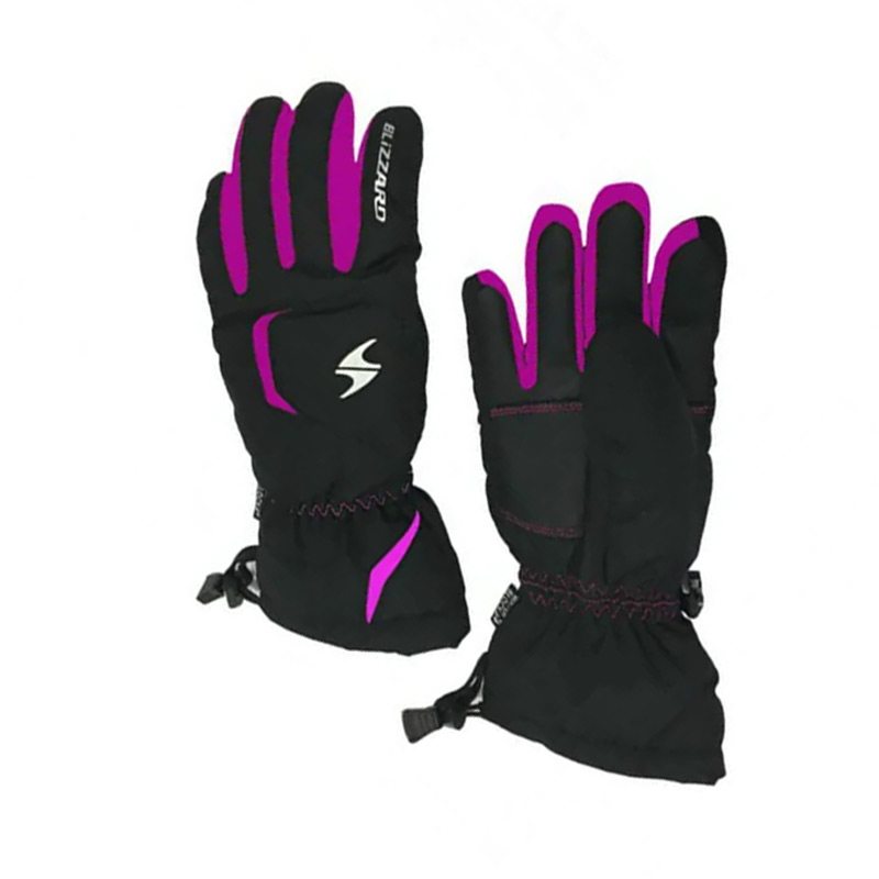 Перчатки детские BLIZZARD Reflex ski J GLOVE black/pink
