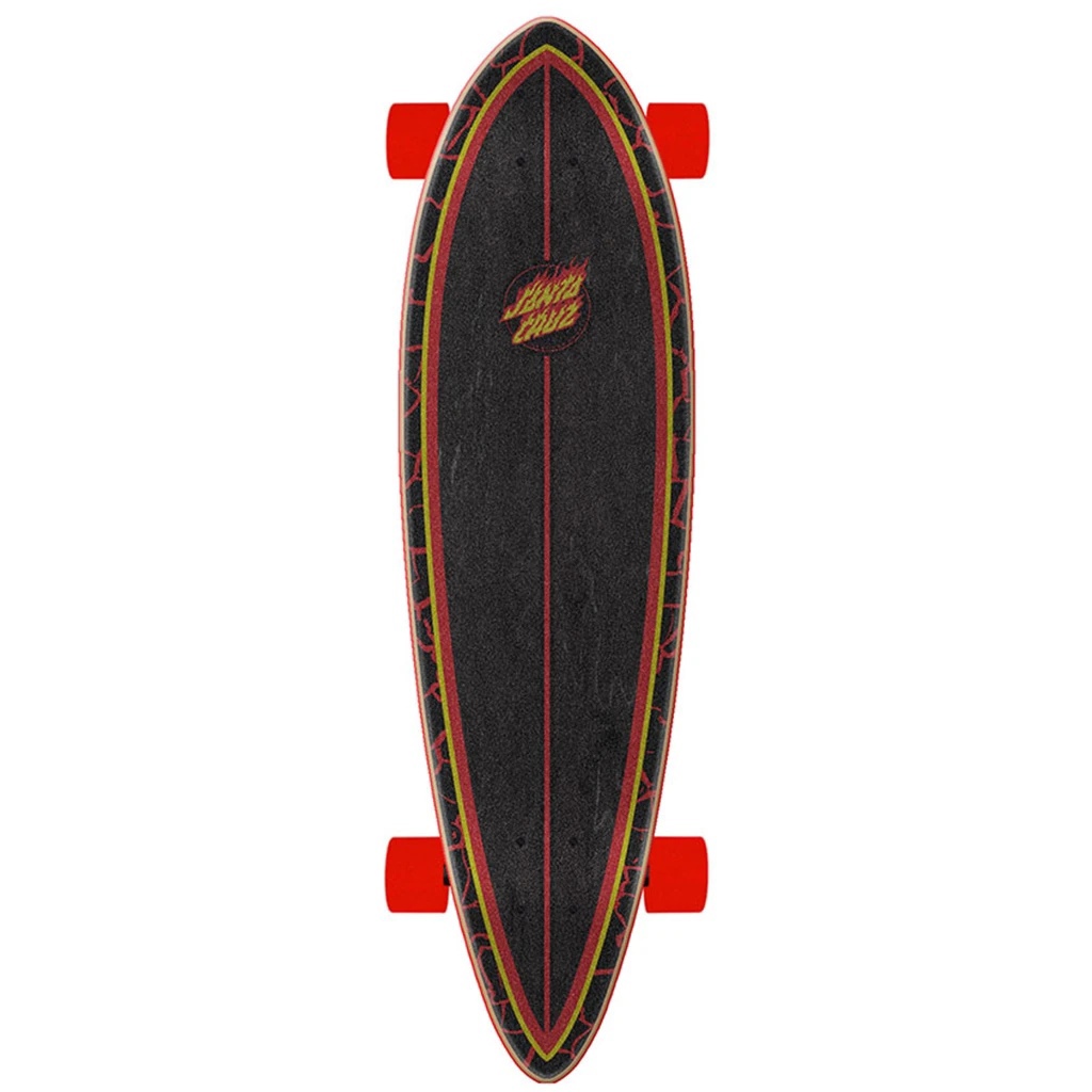 Скейт Flame Dot 9.2inx33in Cruzer Pintail Santa Cruz