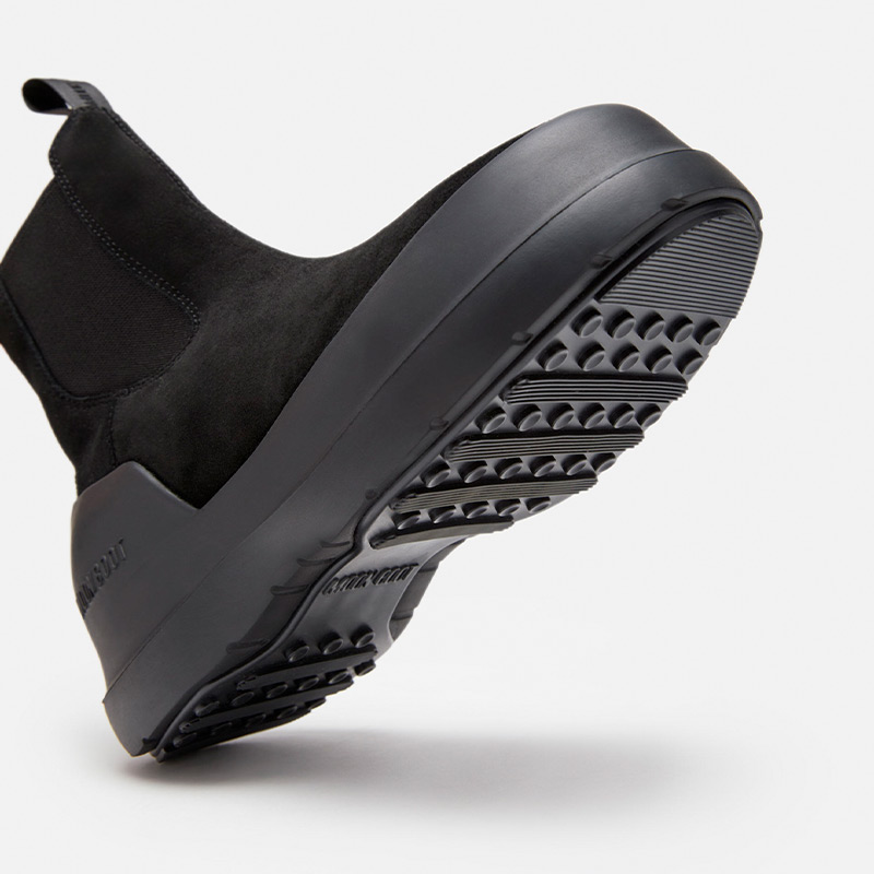 Челси женские MOON BOOT LUNA SUEDE BLACK