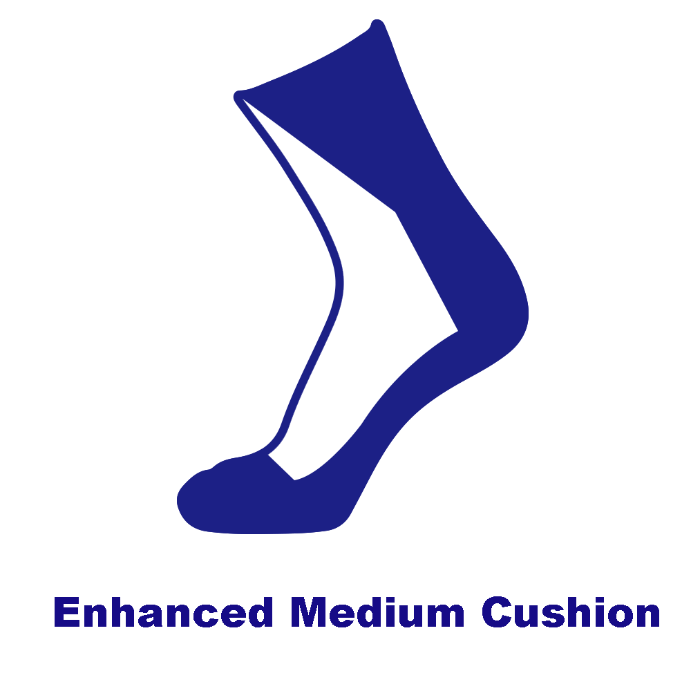 Носки Enhanced Medium weight Crew hiking socks Grey/Black/Grey