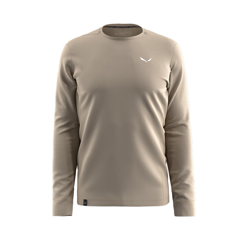 Футболка мужская с длинным рукавом PUEZ DRY M TEE Quicksand