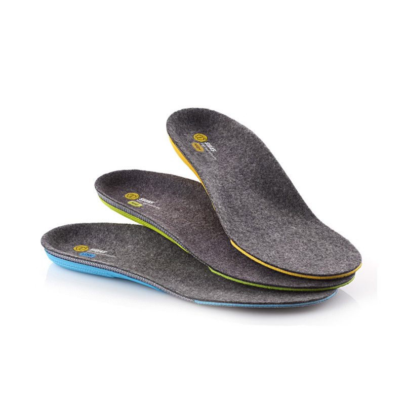 Стелька для обуви меринос высокий свод 3 FEET MERINOS HIGH Серая