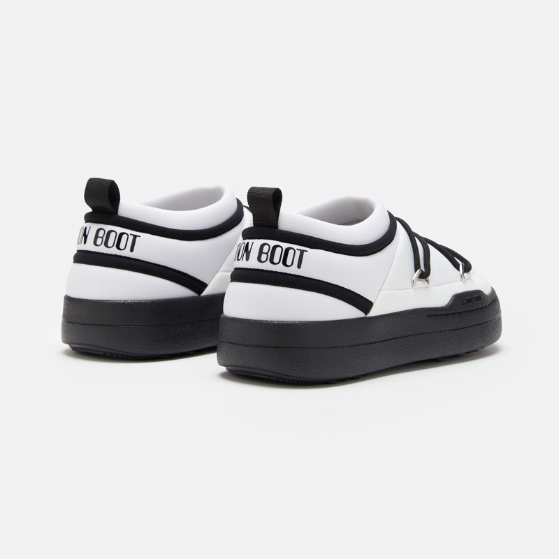 Слипоны женские MOON BOOT PARK ICON BLACK-WHITE