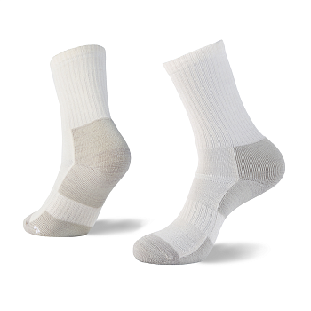 Носки Medium weight Crew hiking socks White/Grey