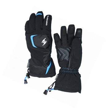 Перчатки детские BLIZZARD Reflex ski J GLOVE black/blue