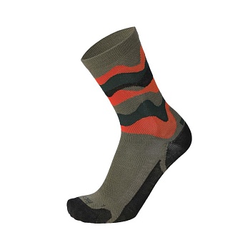 Носки унисекс Mico Light W.Outdoor Sock Merino Verde Militare