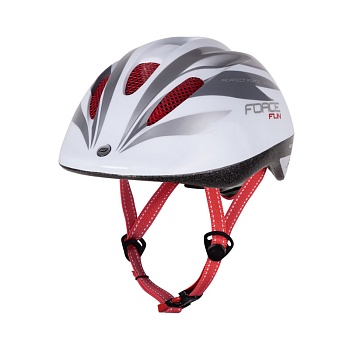 Шлем велосипедный детский FORCE FUN STRIPES child blue-green-white