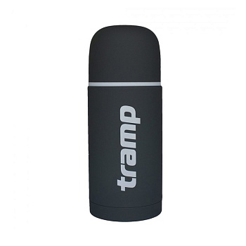 Термос TRAMP Soft Touch 1,0л Серый