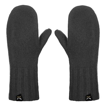 Варежки WALK WOOL MITT-0780 черн-12 шерсть