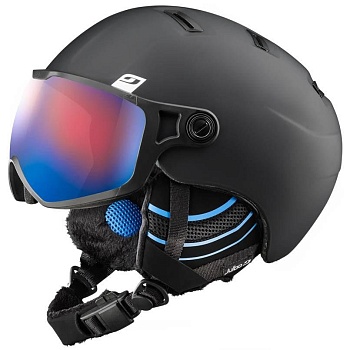 Горнолыжный шлем STRATO BLACK/BLUE POLAR