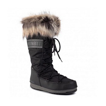 Сапоги женские MOON BOOT MONACO HIGH WP 2 BLACK