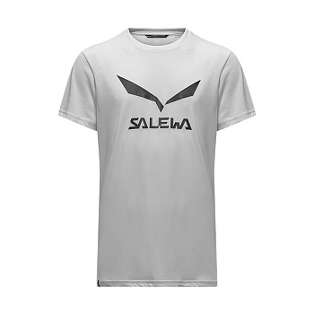 Футболка мужская Salewa SOLIDLOGO DRY M T-SHIRT White