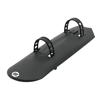 Крыло на раму mudguard FORCE under frame+rubber strap Black