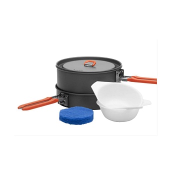 Набор кастрюль FM FEAST1 343g анодирован.алюминий/сталь